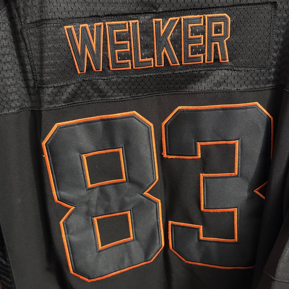 NFL NIKE Broncos🐴Jersey 83 WELKER sz56 +NOC🔺925 studs - Picture 11 of 17